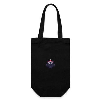Chauve-souris Noël mignon - Sac à bouteille - noir - Devant
