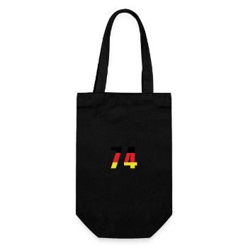 74 Number Germany Jersey - Gift Bag for Bottles - black - Front
