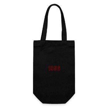 1956 Year Number - Gift Bag for Bottles - black - Front
