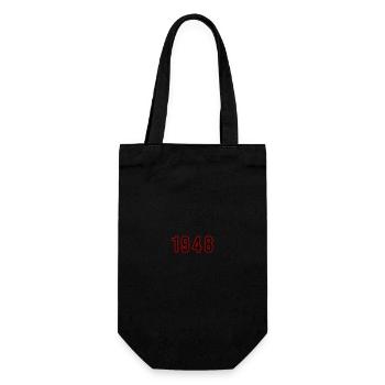 1948 Jahr Zahl - Geschenkbeutel für Flaschen - Schwarz - Vorne