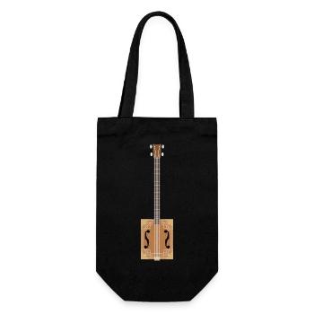 Guitare Cigar Box - Sac à bouteille - noir - Devant
