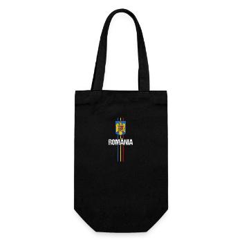 Romanians Romania - Gift Bag for Bottles - black - Front