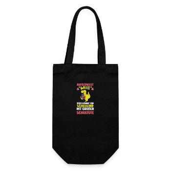 Dino Kita Leaver Back to School School Child Enrollment - Gift Bag for Bottles - black - Front