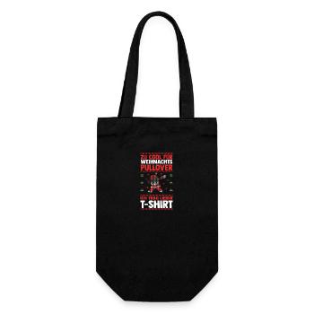 Santa Claus Christmas Ugly Christmas - Gift Bag for Bottles - black - Front