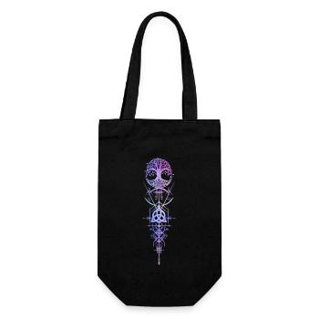 Yggdrasil Occult Druids Triskele Magic Runes - Gift Bag for Bottles - black - Front
