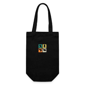 Bovins de buffle Bœufs - Sac à bouteille - noir - Devant