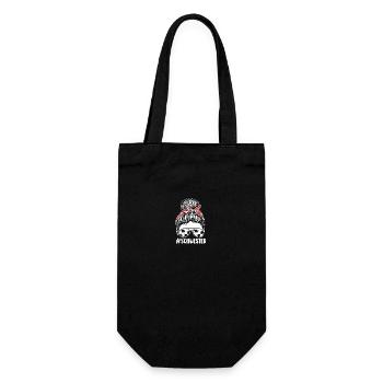 Fußballspieler Schwester Fußball - Geschenkbeutel für Flaschen - Schwarz - Vorne