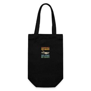 Master Bricklayer Journeyman Bricklayer - Gift Bag for Bottles - black - Front