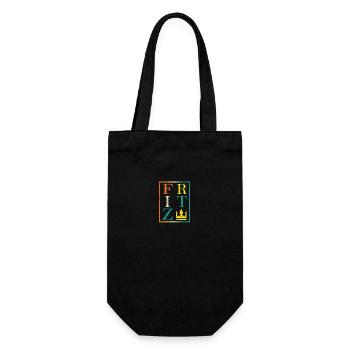 Fritz - Geschenkbeutel für Flaschen - Schwarz - Vorne