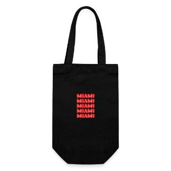 Cadeau pour Miami - Sac à bouteille - noir - Devant