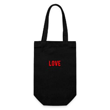 Amour Chers amis Amitié - Sac à bouteille - noir - Devant