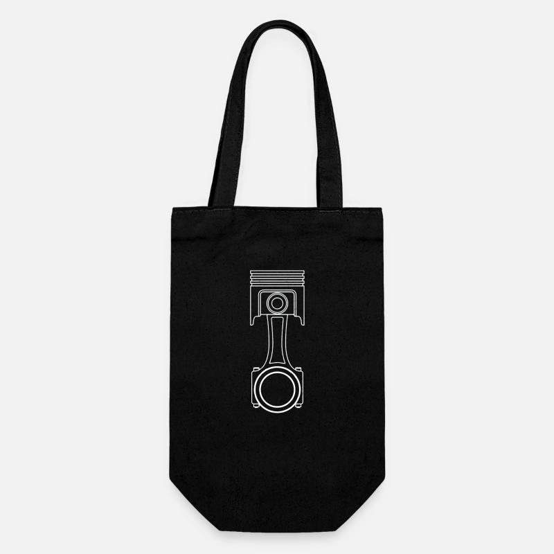 Kolben - Geschenkbeutel für Flaschen - Schwarz