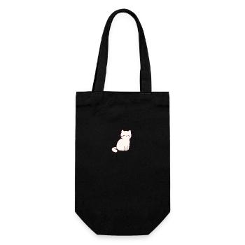 Cat Pets - Gift Bag for Bottles - black - Front