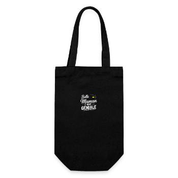 Belle maman trop geniale - Sac à bouteille - noir - Devant
