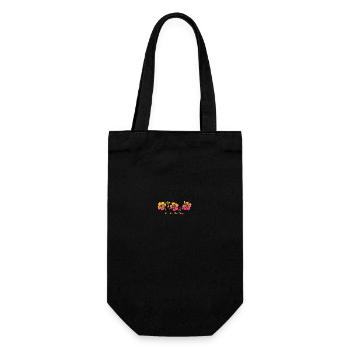 Marina Del Rey Kalifornischer Hibiskus Souvenir - Geschenkbeutel für Flaschen - Schwarz - Vorne