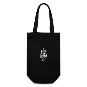 Skating Born To Make History - Gift Bag for Bottles - black - Front