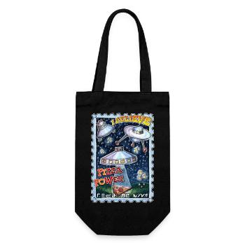 Message extraterrestre - Sac à bouteille - noir - Devant