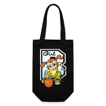 Basketball girl - Sac à bouteille - noir - Devant