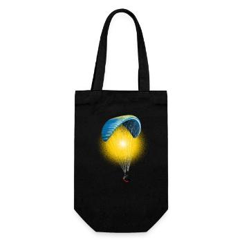 paragliding - Gift Bag for Bottles - black - Front
