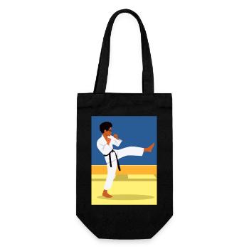 Karate Kid - Sac à bouteille - noir - Devant