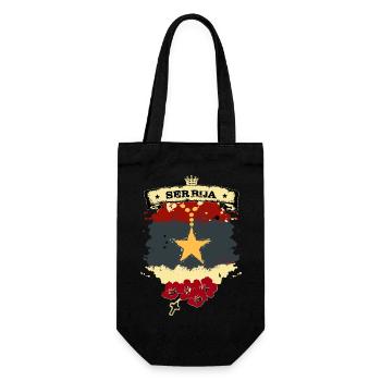 Serbie - Sac à bouteille - noir - Devant