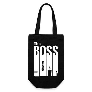 Office & Relaxation style design - Gift Bag for Bottles - black - Front