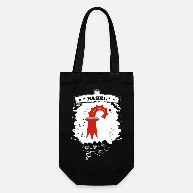 Basel Canton - Gift Bag for Bottles - black