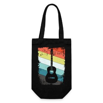 Guitare - Sac à bouteille - noir - Devant