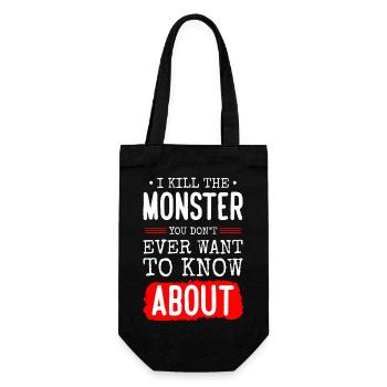 Cute Family Halloween Big Sister - Gift Bag for Bottles - black - Front