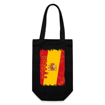 Drapeau de l'Espagne - Sac à bouteille - noir - Devant