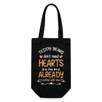 Teddy Baby Child Pregnant - Gift Bag for Bottles - black - Front