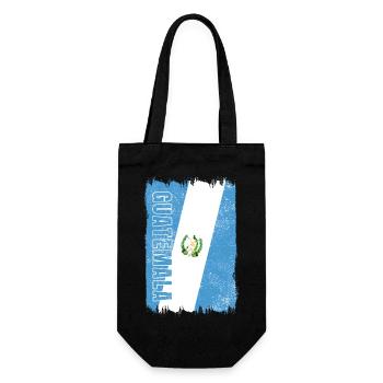 Drapeau vintage du Guatemala - Sac à bouteille - noir - Devant