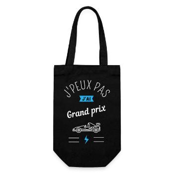 J'peux pas j'ai Grand prix - Sac à bouteille - noir - Devant