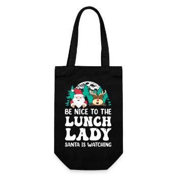 Christmas Santa Claus Gifts - Gift Bag for Bottles - black - Front