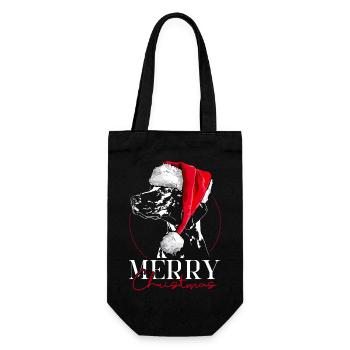 Santa MAGYAR VIZSLA Chiens de Noël Chien Wilsigns - Sac à bouteille - noir - Devant