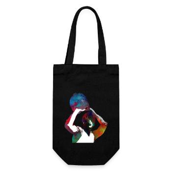Basketball sport art #basketball - Gift Bag for Bottles - black - Front