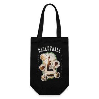 Basketteur Basketteur Vintage Rétro - Sac à bouteille - noir - Devant