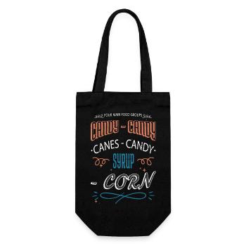 citation drôle barbe gang bubaprints maladroit - Sac à bouteille - noir - Devant