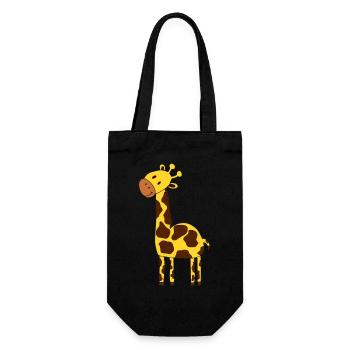 Girafe - Sac à bouteille - noir - Devant