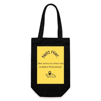Nett Hier Baden-Würtenberg Geschenk wo waren sie - Geschenkbeutel für Flaschen - Schwarz - Vorne