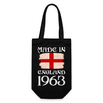 Made in England 1963 - St George's Day - English - Gift Bag for Bottles - black - Front