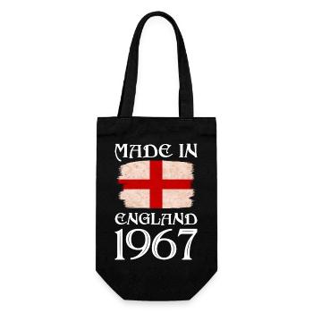 Made in England 1967 - St George's Day - English - Gift Bag for Bottles - black - Front