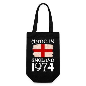 Made in England 1974 - St George's Day - English - Gift Bag for Bottles - black - Front