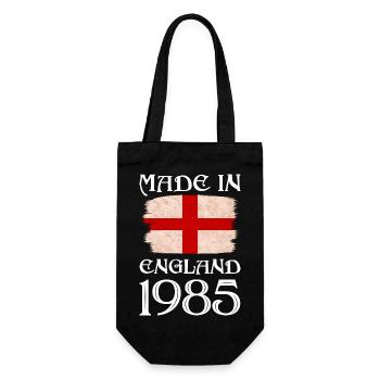 Made in England 1985 - St George's Day - English - Gift Bag for Bottles - black - Front