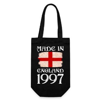 Made in England 1997 - St George's Day - English - Gift Bag for Bottles - black - Front
