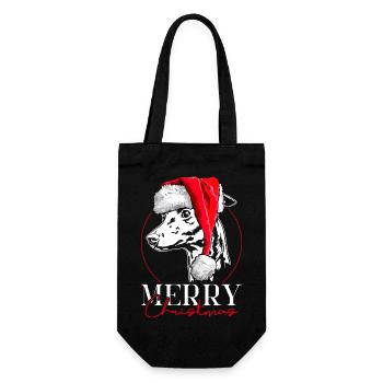 ITALIAN WIND CHIME Merry Christmas Wilsigns - Gift Bag for Bottles - black - Front