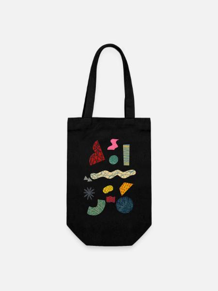 Es ist Kunst. - Geschenkbeutel für Flaschen - Schwarz