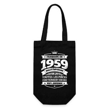 FABRIQUÉ EN 1959 - Sac à bouteille - noir - Devant