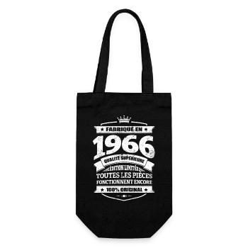 FABRIQUÉ EN 1966 - Sac à bouteille - noir - Devant