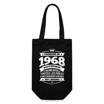 FABRIQUÉ EN 1968 - Sac à bouteille - noir - Devant